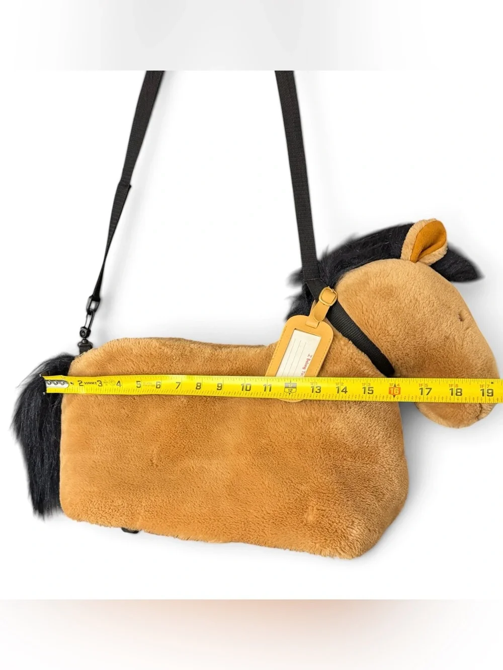Vintage 1999 North American Bear Co Wheelie Bag Pony Express Horse Rolling Bag